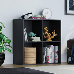 Black MDF children's library - 65x65x29 cm - OSM-533