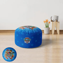 Velvet and linen children's pouf - PRV-222