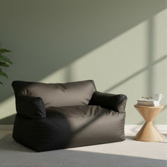 Very distinctive and comfortable bean bag sofa in black color ELH-067