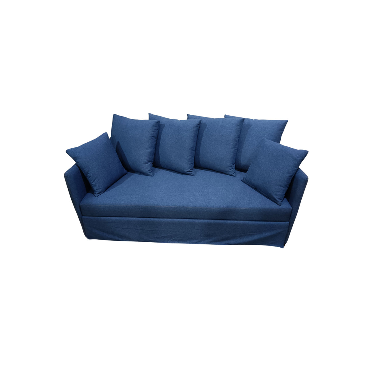 3 seater sofa with fixed back - red beech wood - HST-008