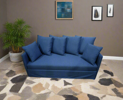 3 seater sofa with fixed back - red beech wood - HST-008