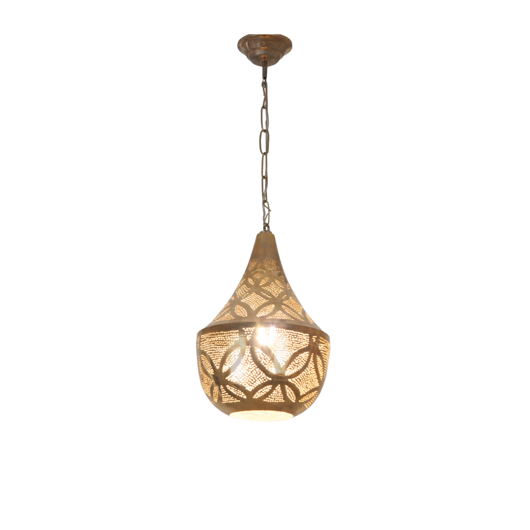 Islamic Ceiling Pendant WDD-006 – Luxurious Copper Design with Elegant Traditional Touch