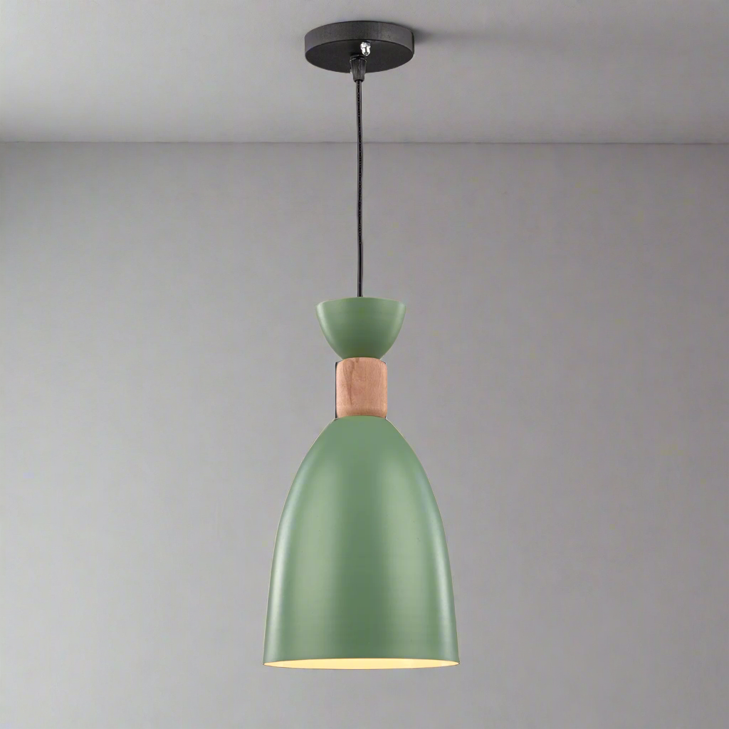 Aluminum chandelier with a modern, elegant design