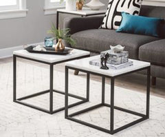 Amanda iron coffee table, electrostatic paint