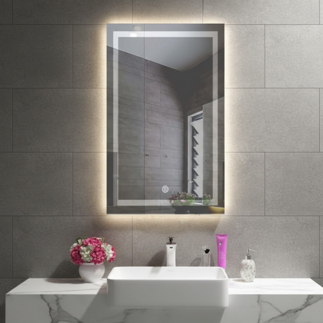 Rectangular Mirror 50×70 cm – High-Quality Glass – Model KTM-014