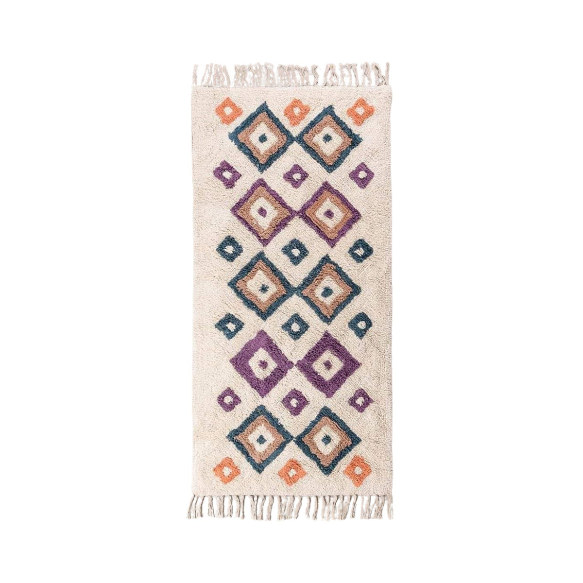 Handmade pure wool rug - 80x150cm - LUS-263