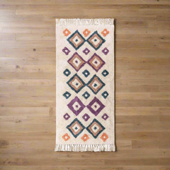 Handmade pure wool rug - 80x150cm - LUS-263