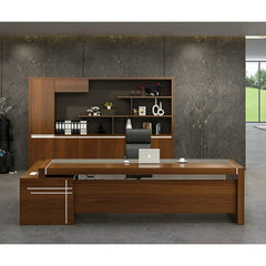 High-quality Spanish MDF wooden manager’s desk – a durable modern design suitable for professional offices – CEM-128