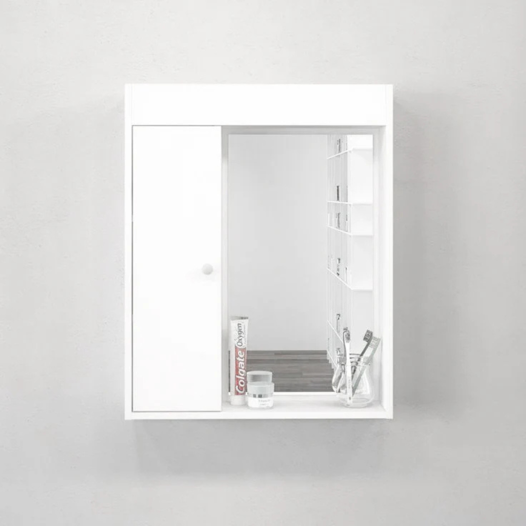 High Quality MDF Wood Bathroom Storage Unit - OSM-466