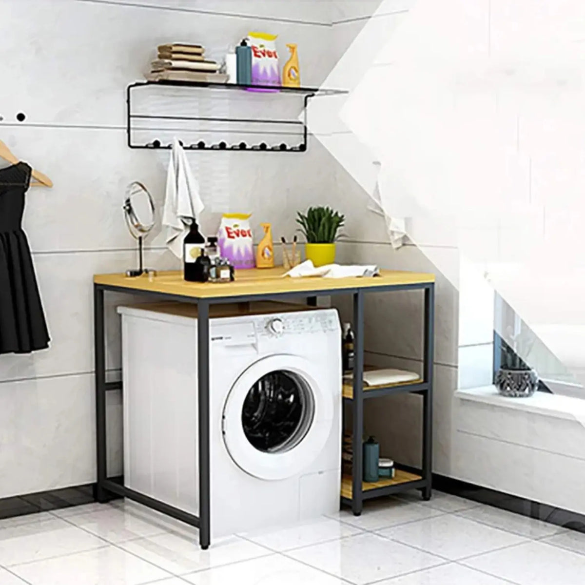 High Quality MDF Wood Bathroom Storage Unit - OSM-481