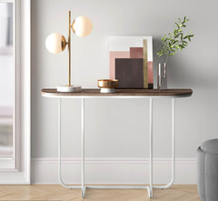 Angel console, iron, electrostatic paint and MDF wood