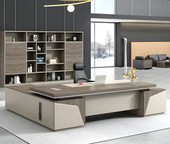 High-Quality Spanish MDF Wooden Executive Desk – A Durable, Modern Design Suitable for Professional Offices – CEM-163