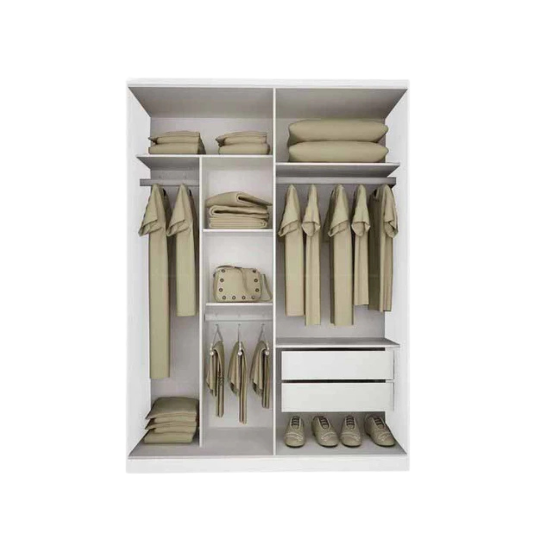 دريسنج خشب MDF معالج بتصميم عصري (140×50×200 سم)