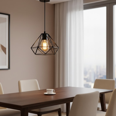 Metal ceiling pendant with electrostatic paint against rust and corrosion – Model SKN-018 from Oscar Furniture