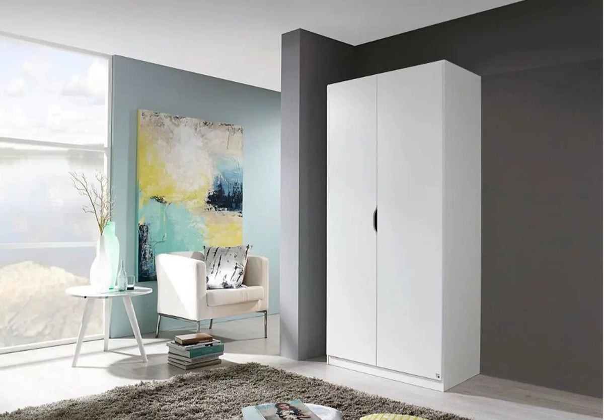 دولاب خشب MDF بطبقة ميلامين 100×50×200 سم –