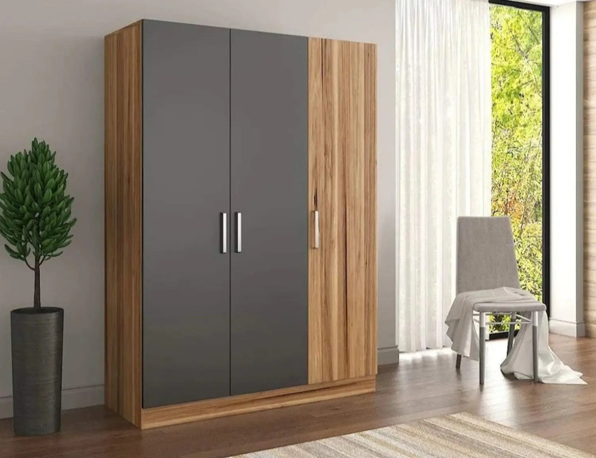 دولاب خشب MDF بطبقة ميلامين – تصميم عصري أنيق وعملي