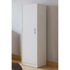 Children's wardrobe made of MDF wood with white leaves - 200x45x40 cm - OSM-520