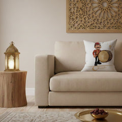 Ramadan Cushion 40×40 cm with Fiber Filling and Zipper – Elegant Ramadan Design | OS-RAM-022