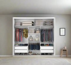 MDF wood dressing with a melamine layer and natural touches