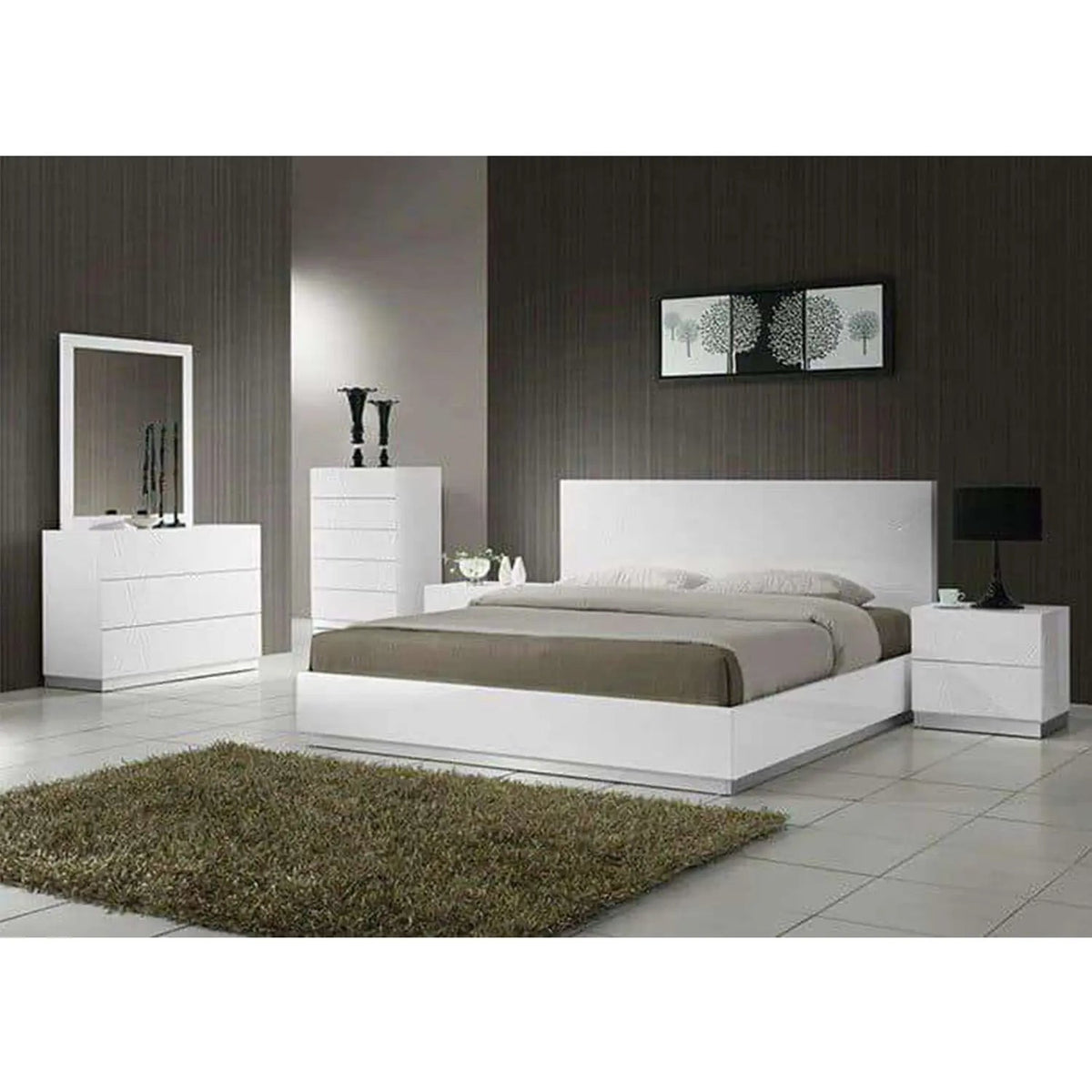 Spanish MDF Master Bedroom - MAD-003