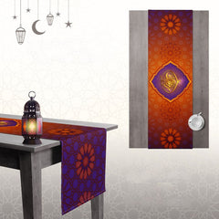Ramadan Dining Tablecloth Velvet Sabia Imported in Two Sizes – A Touch of Luxury for the Ramadan Table | OS-RAM-097
