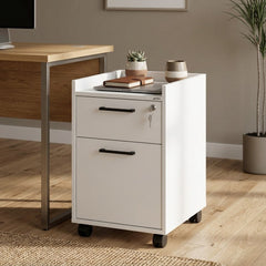 Practical MDF Wood Office Storage Unit for Desk Organization – WAF-255