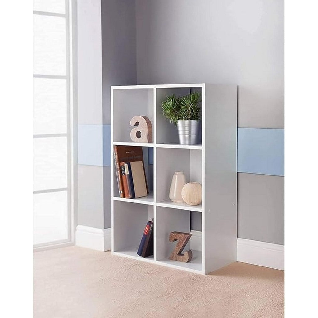 مكتبة ام دي اف ابيض - 89x60x28 سم - OSM-530