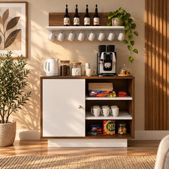 كوفي كورنر مودرن خشب MDF - 80 × 40 × 80 سم