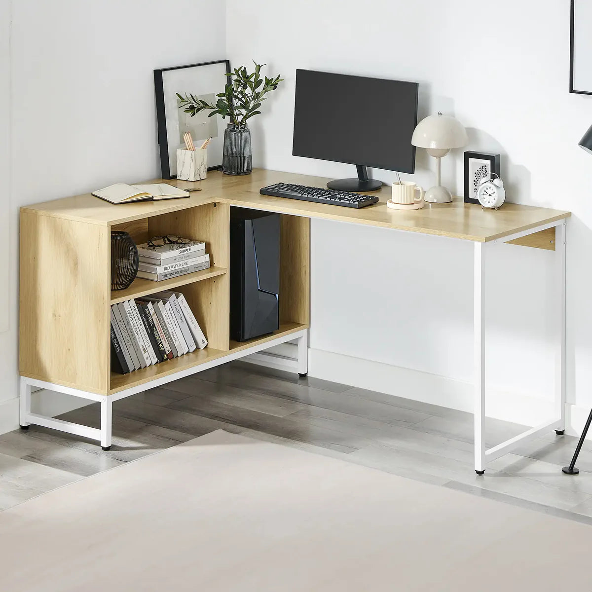 Large Steel and MDF Wood Desk with Professional Design for Work – WAF-276