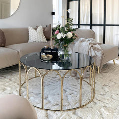 Loretta Coffee Table, Metal Steel, Thermal Electrostatic Paint