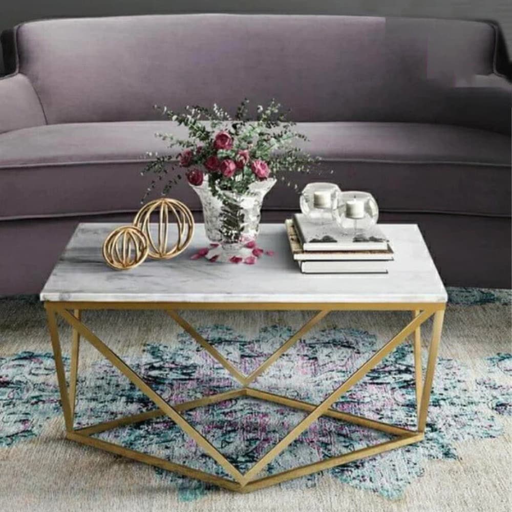 Jonasa coffee table, metal steel, thermal electrostatic paint