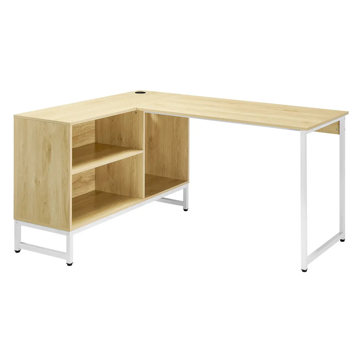 Large Steel and MDF Wood Desk with Professional Design for Work – WAF-276