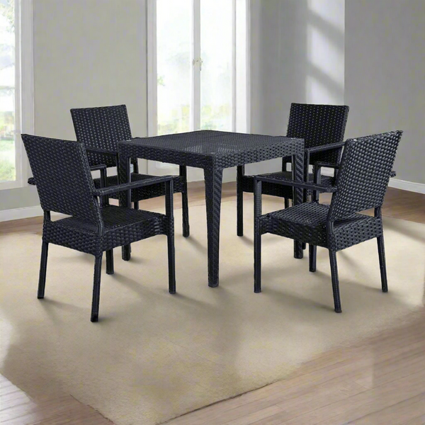 Dining set of rattan 102