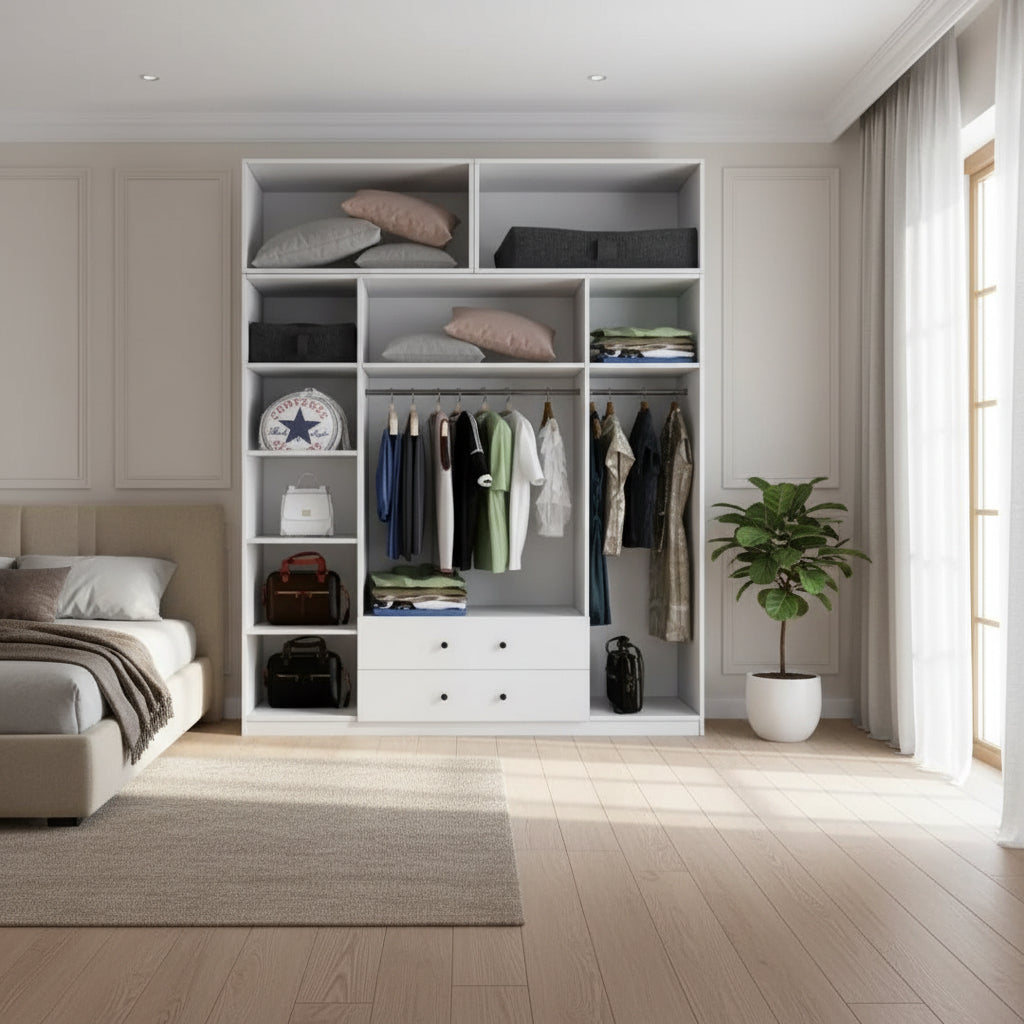 دريسنج خشب MDF بطبقة ميلامين أنيق وعصري