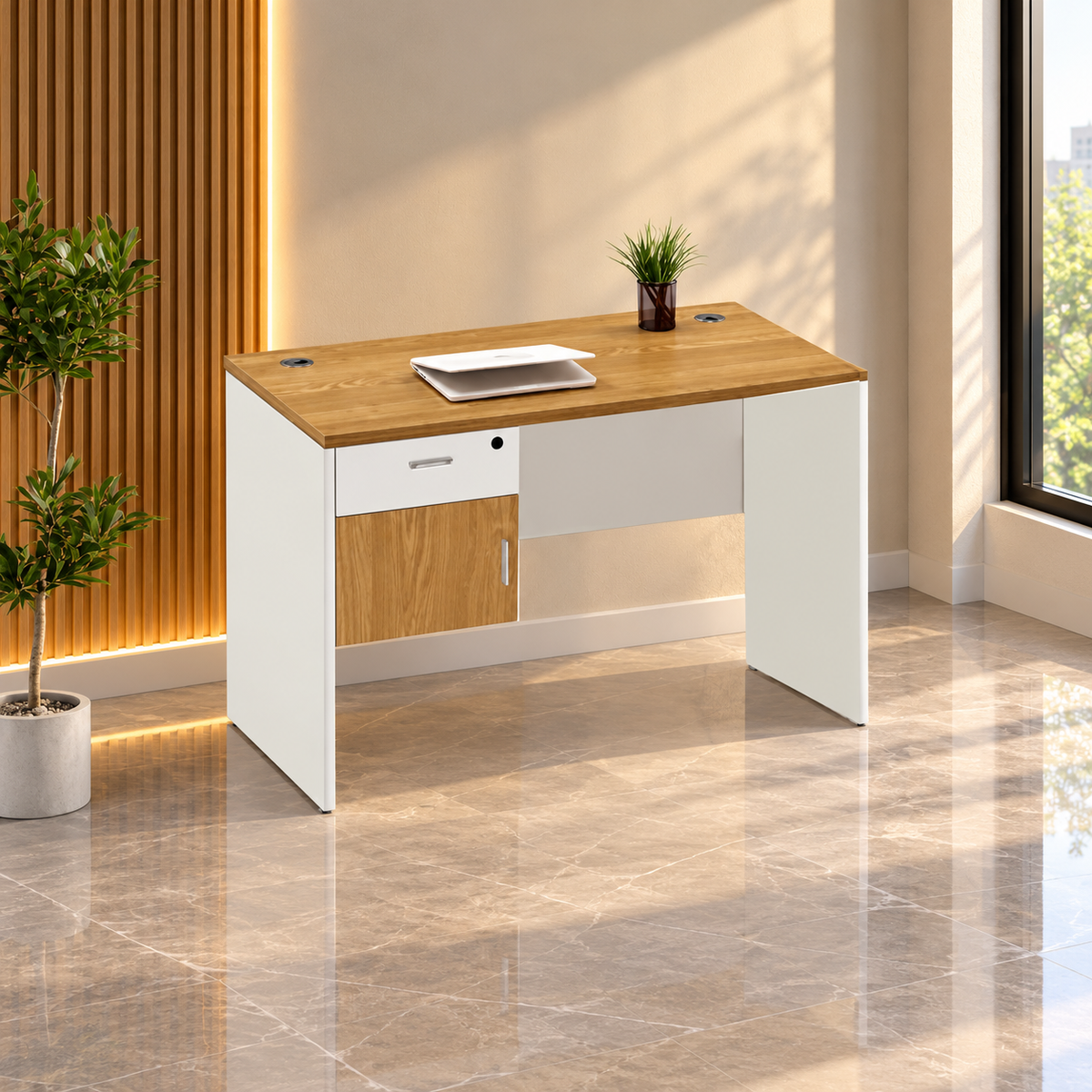 Spanish MDF Employee Desk - CEM-194