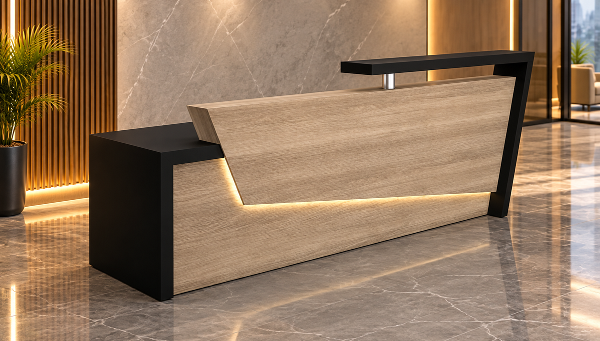 CEM-074- Reception Counter - MDF wood