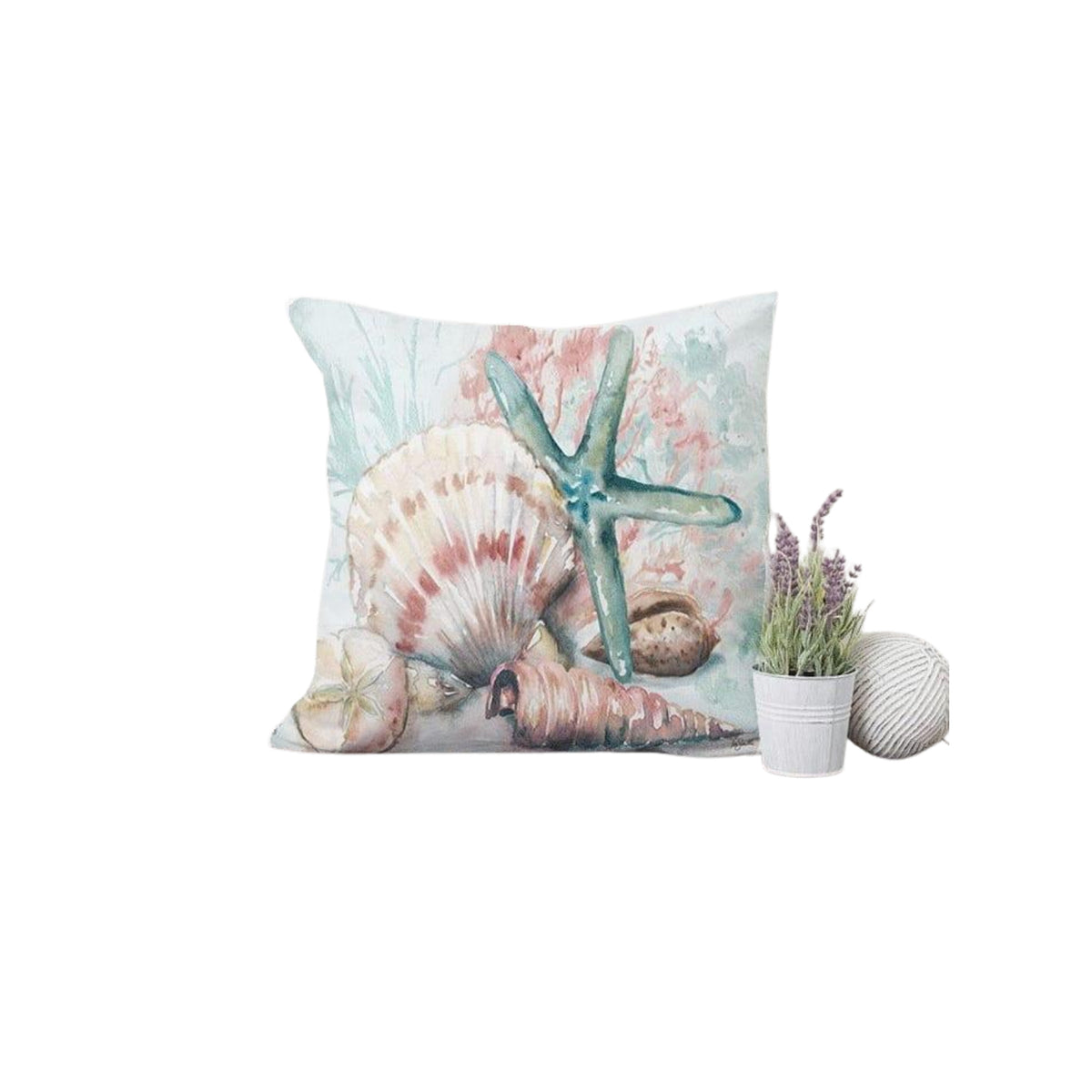Plush children's pillow in linen - PRV-026