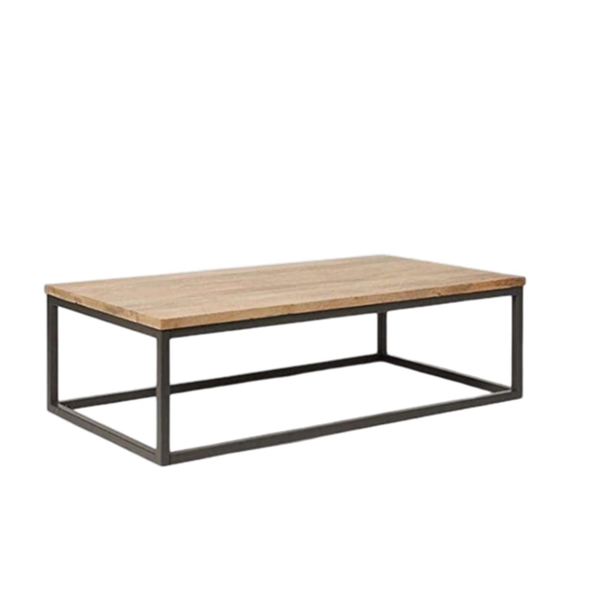 Iron and Melamine Wood Coffee Table - MTC-043