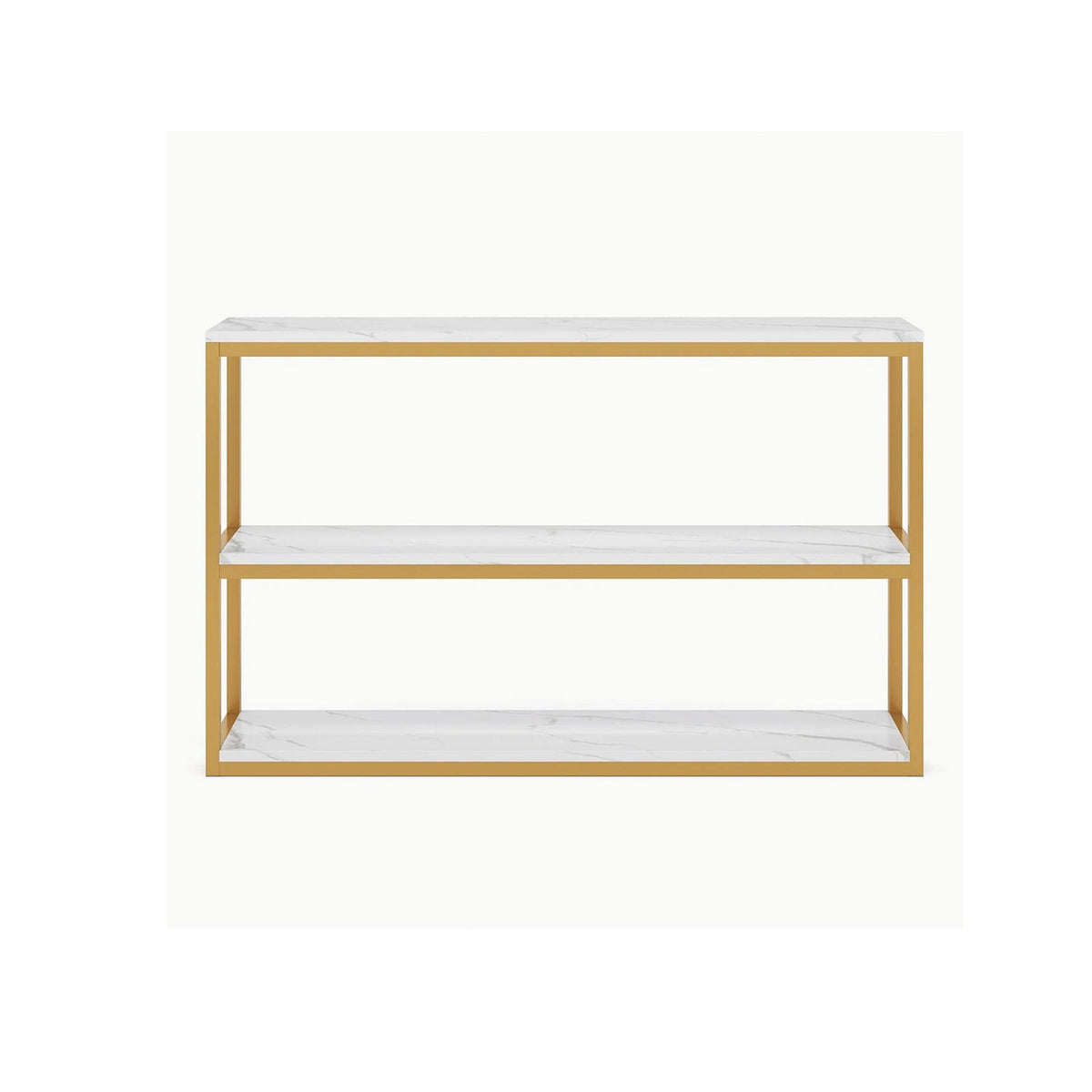 Metal Console with MDF Wood – Modern and Elegant Design Fast Shipping