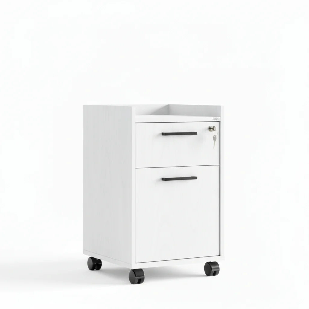Practical MDF Wood Office Storage Unit for Desk Organization – WAF-255