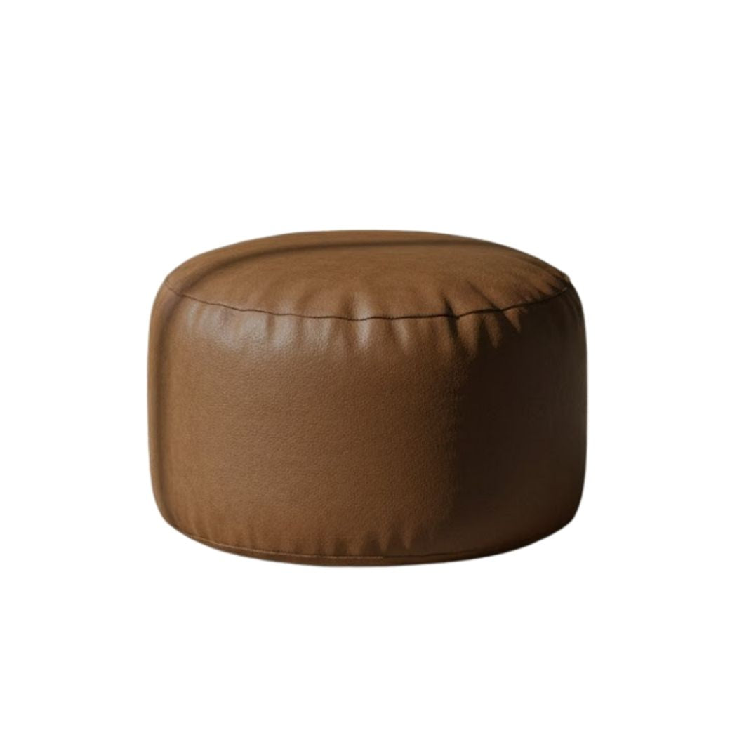 Large Ottoman with Comfortable and Modern Sabia Fabric in Brown ELH-082