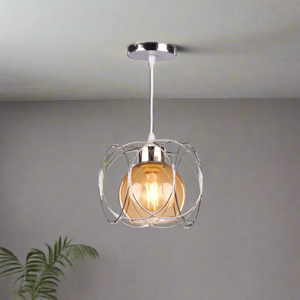 Aluminum chandelier with a luxurious modern design for distinctive lighting.