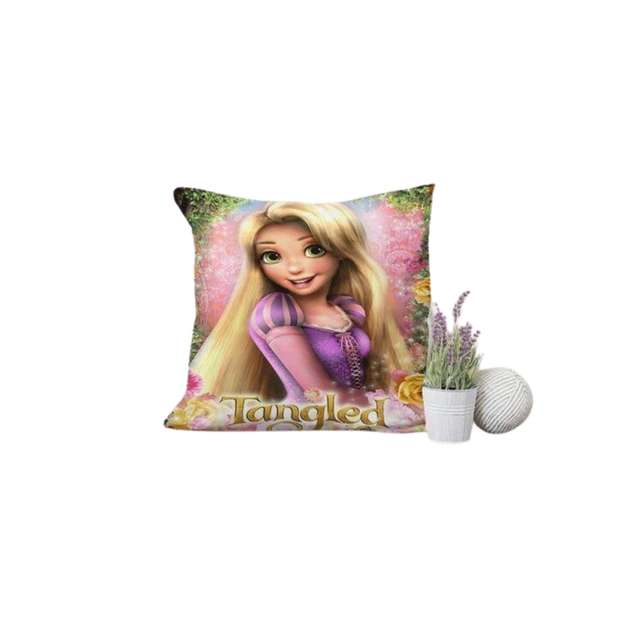 Plush children's pillow in linen - PRV-014