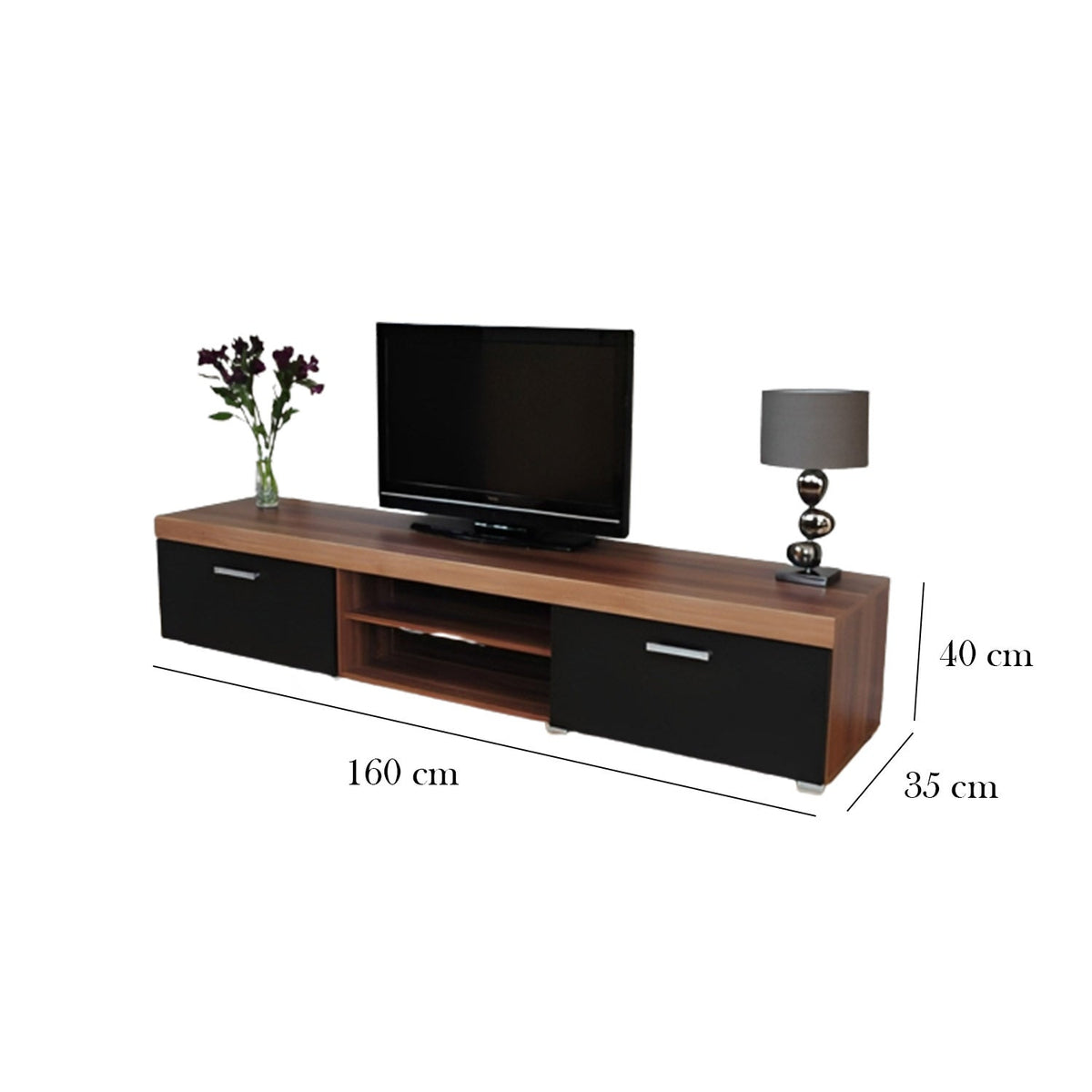 Spanish MDF wood TV table - 40cmX160cm - ITM-036
