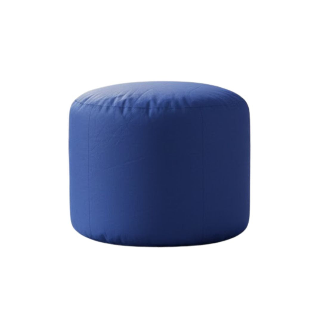 Small Blue Waterproof Pouf Practical and Modern ELH-003