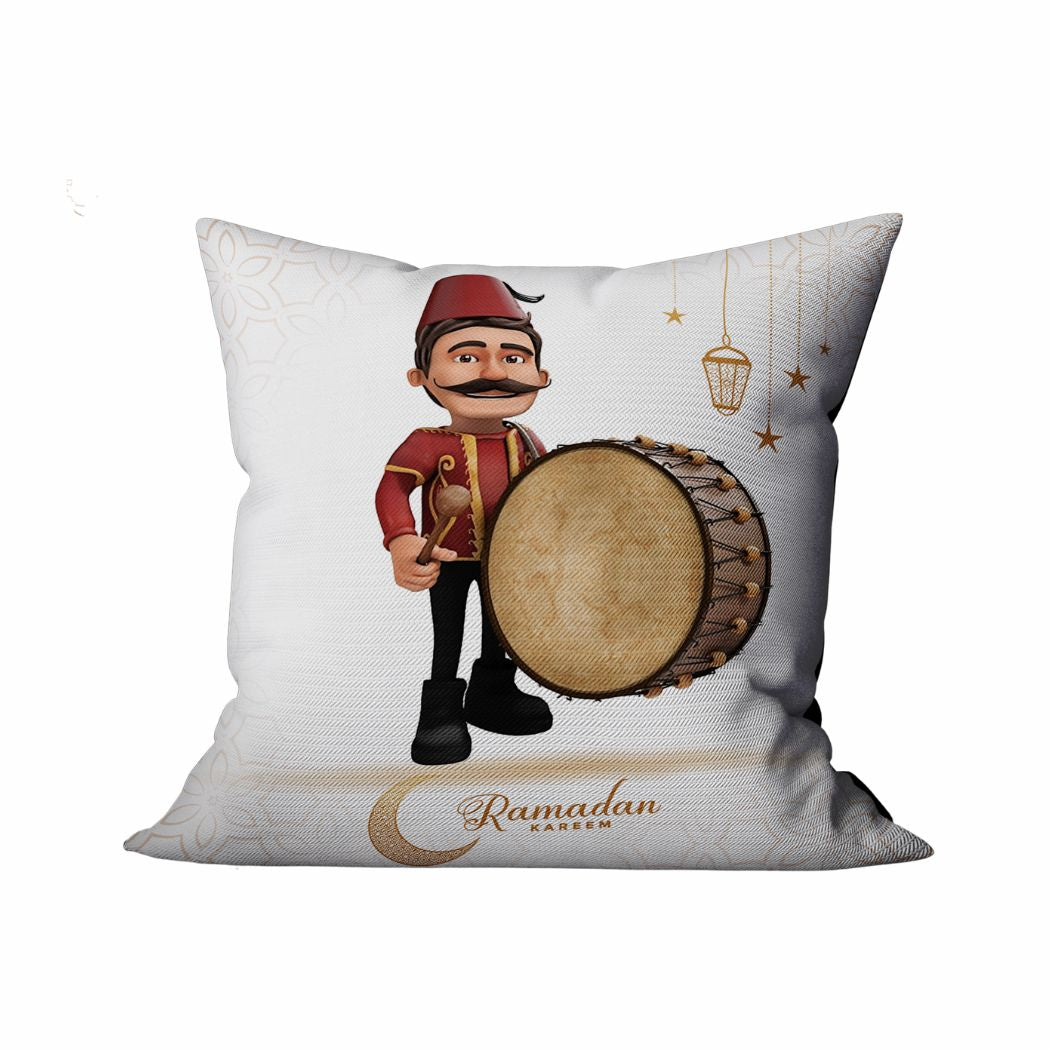 Ramadan Cushion 40×40 cm with Fiber Filling and Zipper – Elegant Ramadan Design | OS-RAM-022