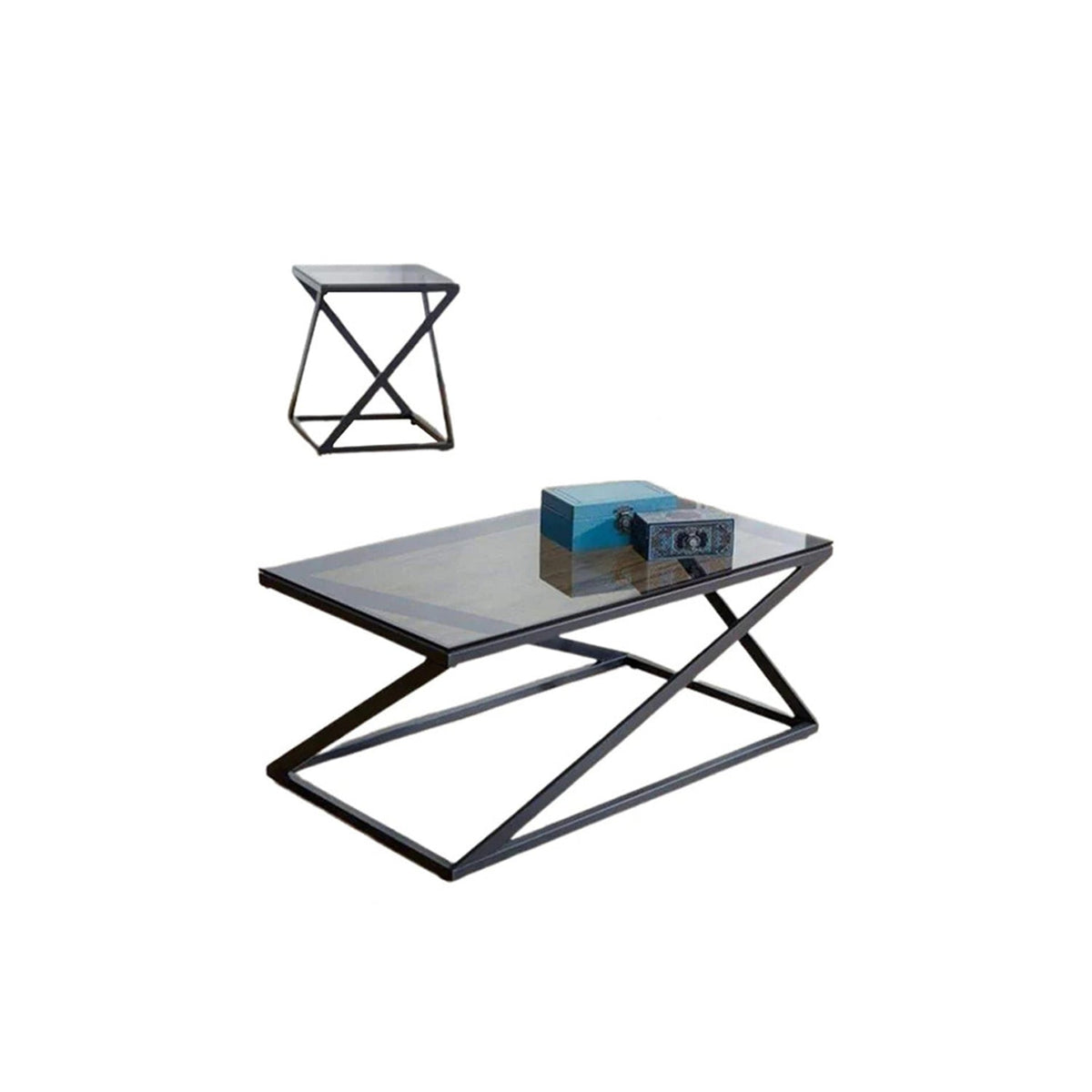 Steel Coffee Table Set - SRS-063