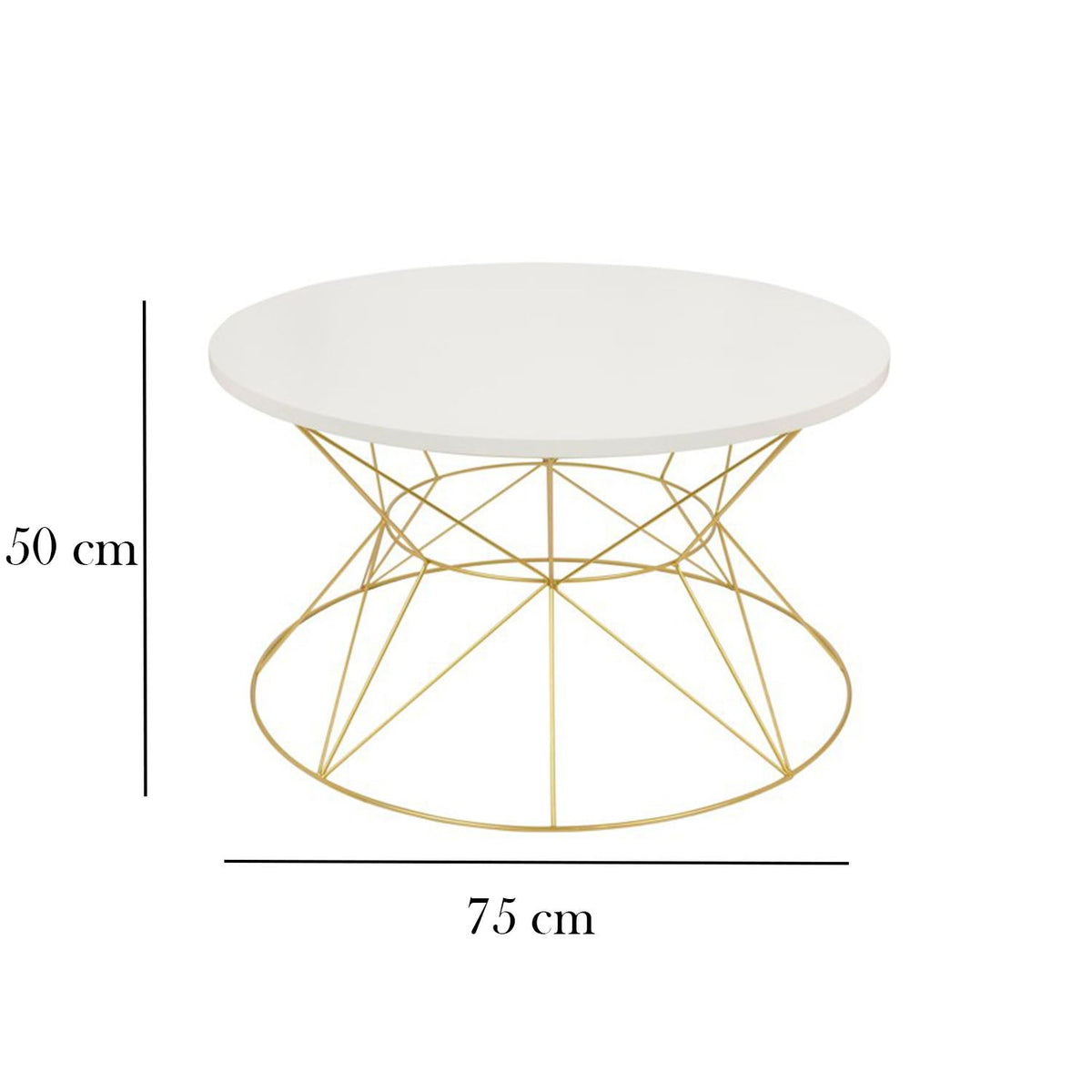 Blanca coffee table 75 * 50 marble