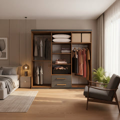 Spanish MDF wood dressing with melamine layer – Elegant and modern design