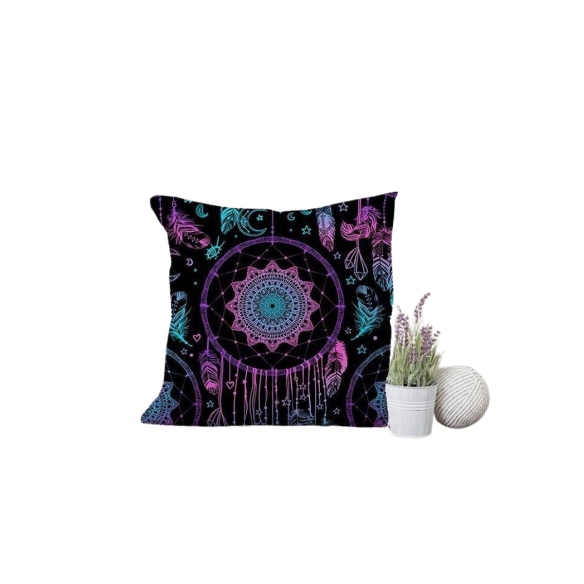 Velvet Cushion in Linen - PRV-034